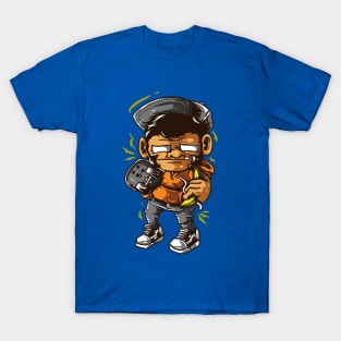 Monkey skateboard T-Shirt